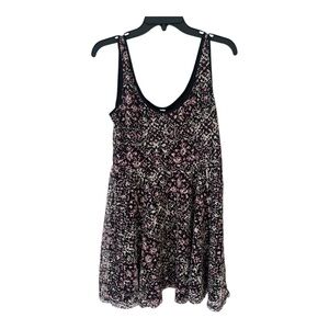Aeropostale Black/ purple/ cream/ pink Women’s Dress. Size L.